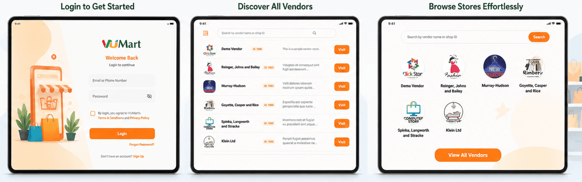 VU Mart Buyer App