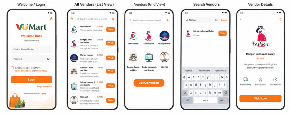 VU Mart Buyer App