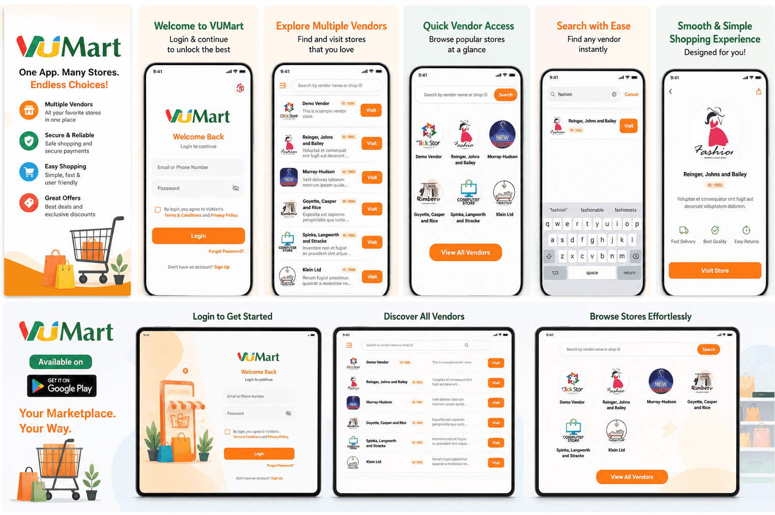 VU Mart Buyer App